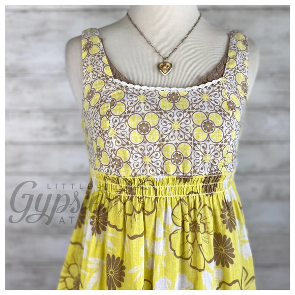 OLD Hippie Flower Child Top - Picture 3 of 12